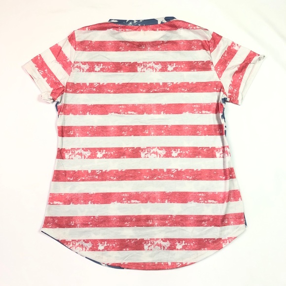 New Stars and Stripes T-Shirt XXL Americana/Patriotic - Picture 2 of 5